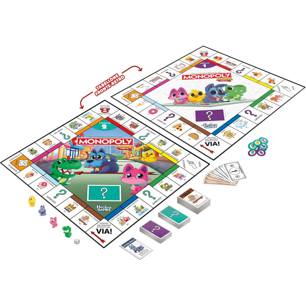 HASBRO MONOPOLY - MONOPOLY JUNIOR 2 IN 1 - G1856103