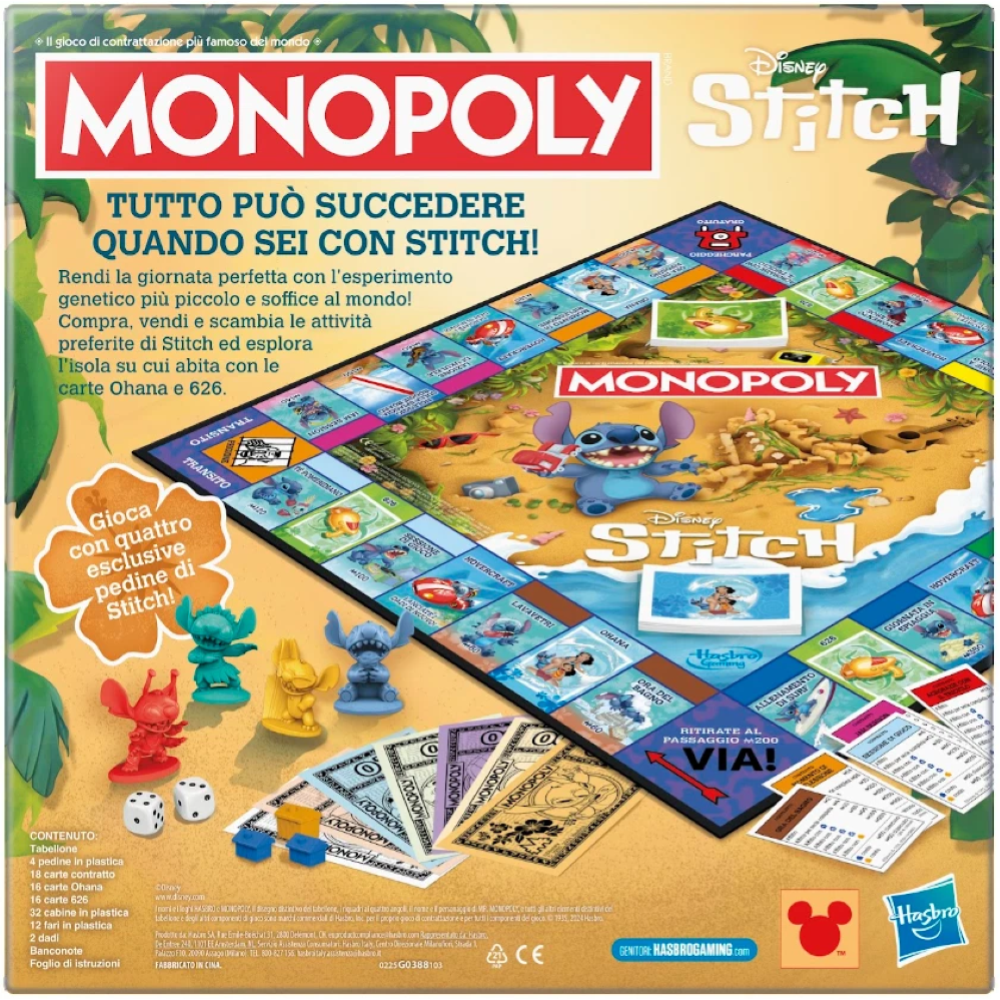 HASBRO MONOPOLY - MEGA MONOPOLY STITCH 