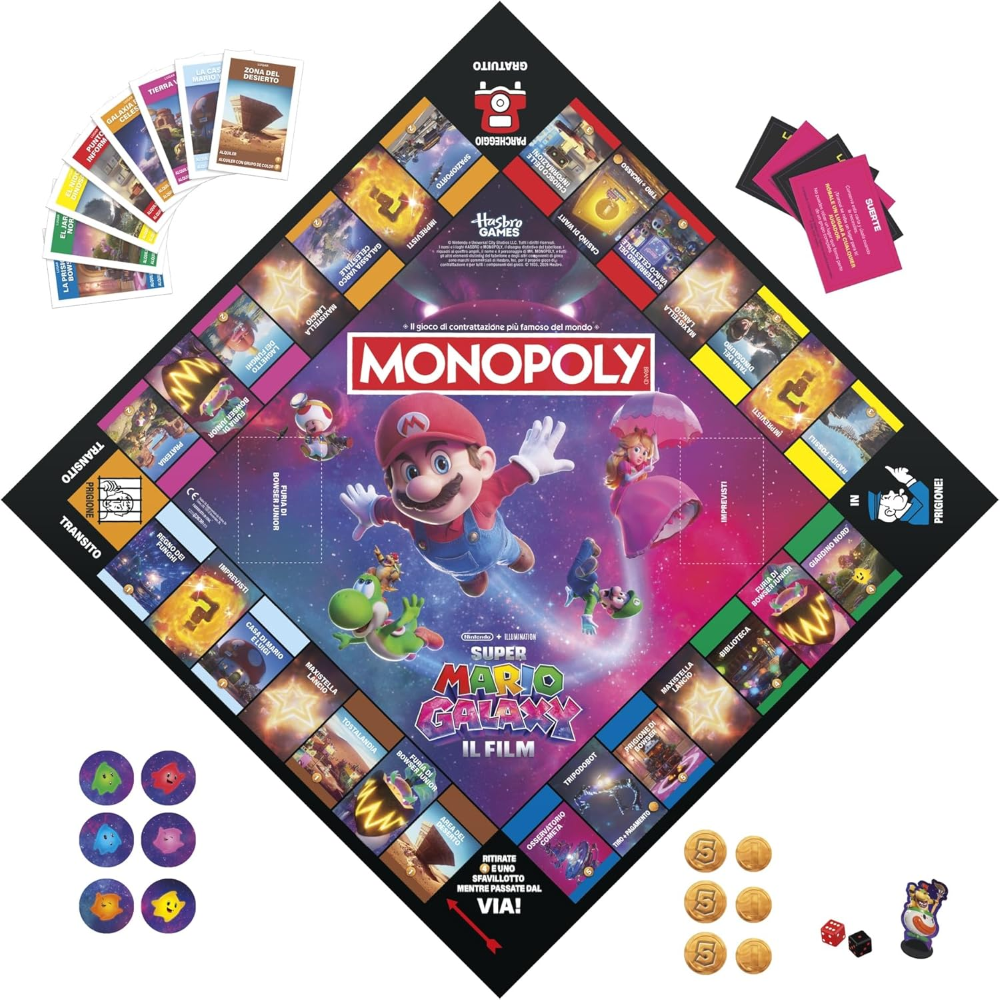 HASBRO - MONOPOLY Super Mario Galaxy Il Film - G26381030
