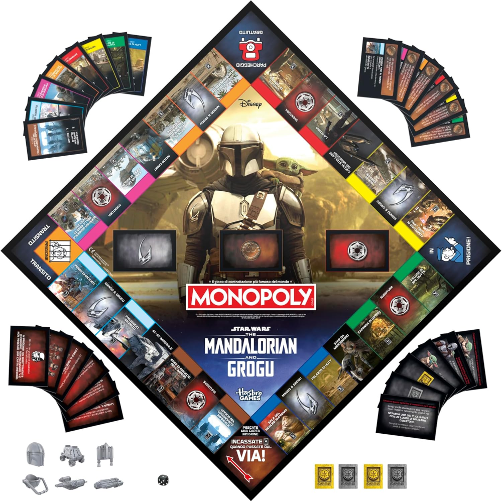 HASBRO - MONOPOLY Star Wars The Mandalorian and Grogu - G31704562