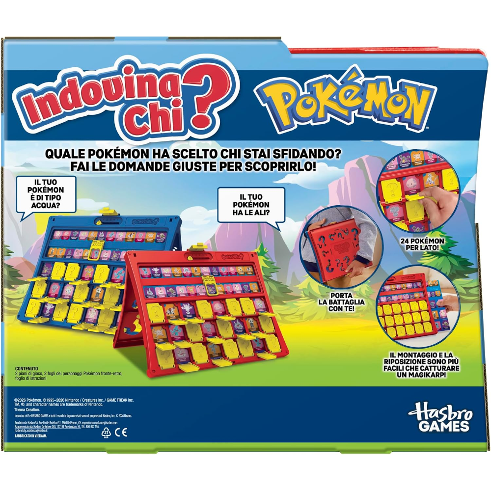 HASBRO GAMES - Indovina chi? Pokémon Edition G33481030