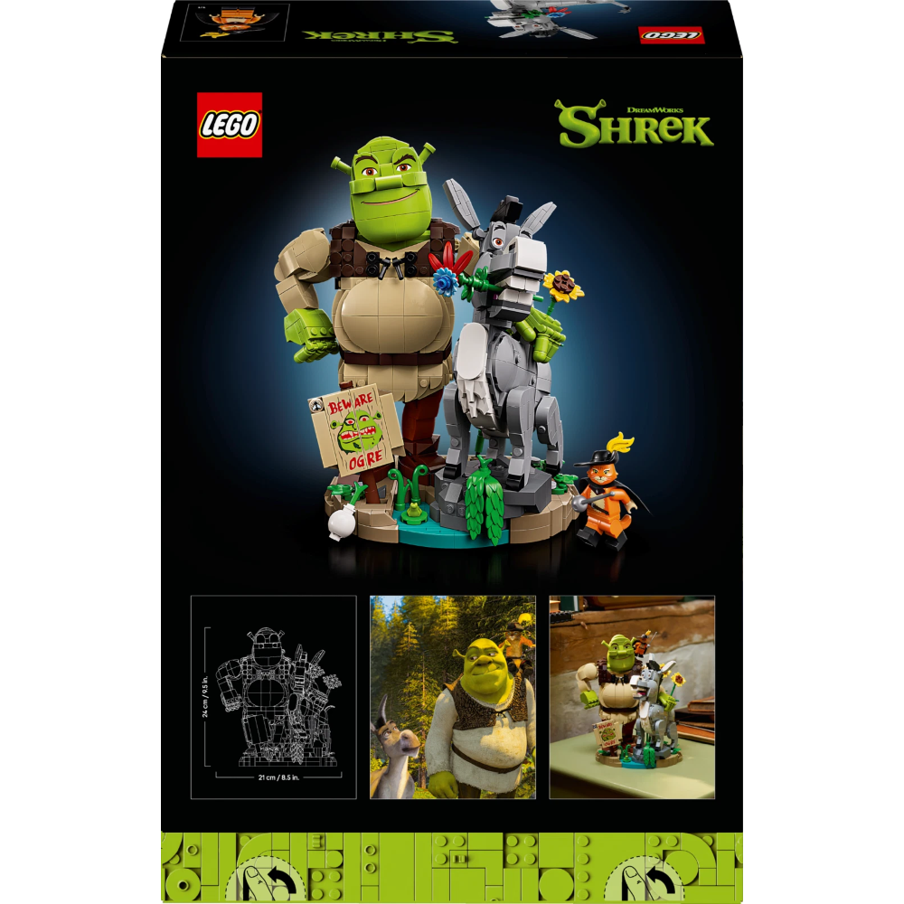 PREORDINE LEGO SHREK - Shrek, Ciuchino e gatto con gli stivali 72423 *AGOSTO