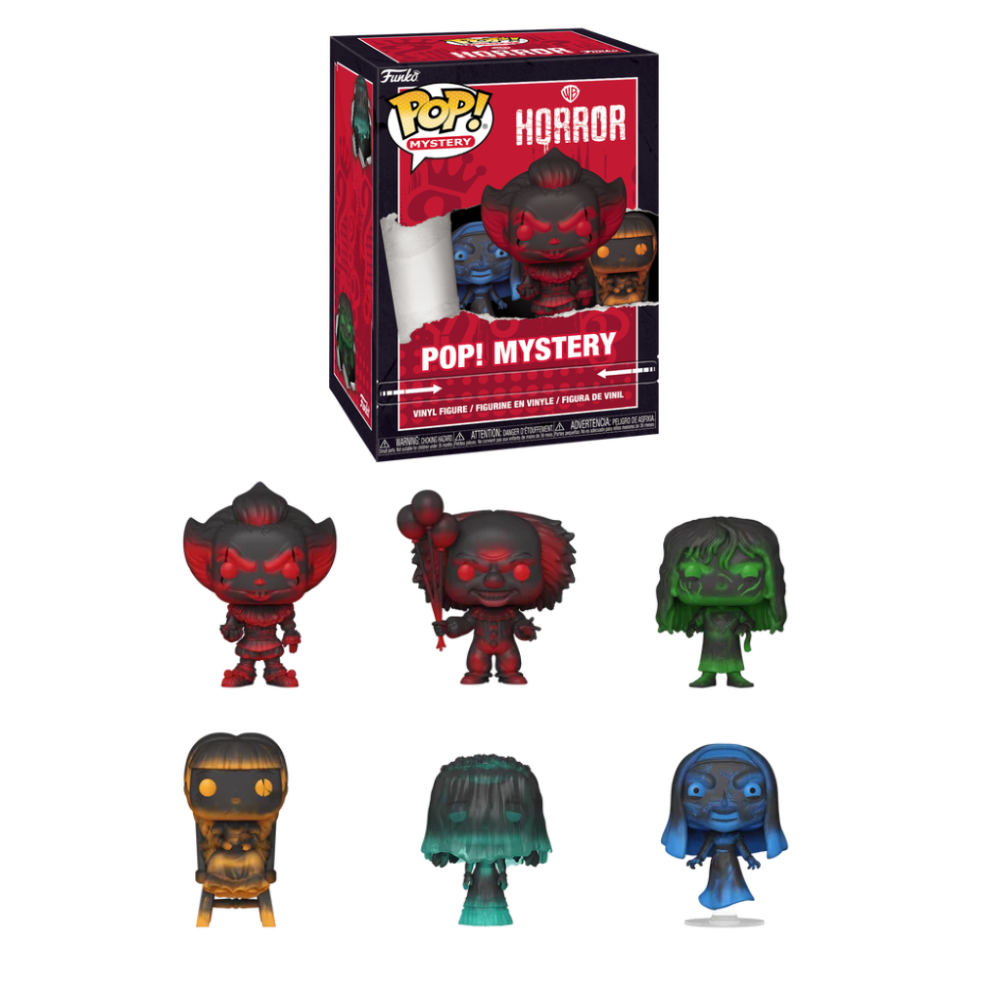 PREORDINE FUNKO POP MYSTERY : WB HORROR 6PZ PDQ *SETTEMBRE