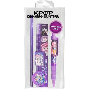 KPOP DEMON HUNTERS - SET ASTUCCIO TRASPARENTE 
