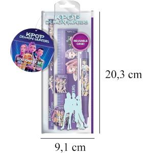 KPOP DEMON HUNTERS - SET ASTUCCIO TRASPARENTE 