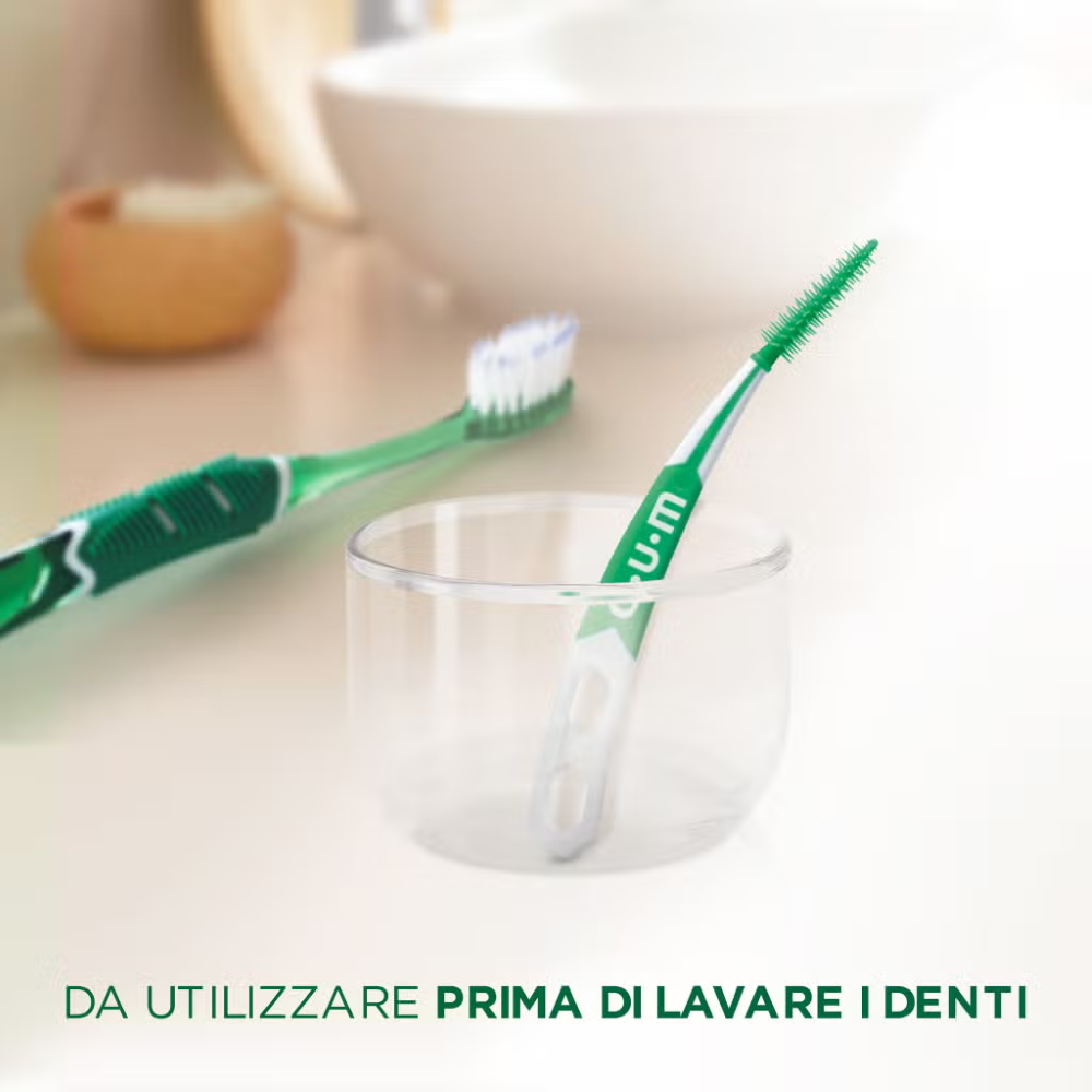 GUM - Scovolino interdentale in gomma - SOFT-PICKS® PRO - MEDIO - 30PZ (1=1PZ)