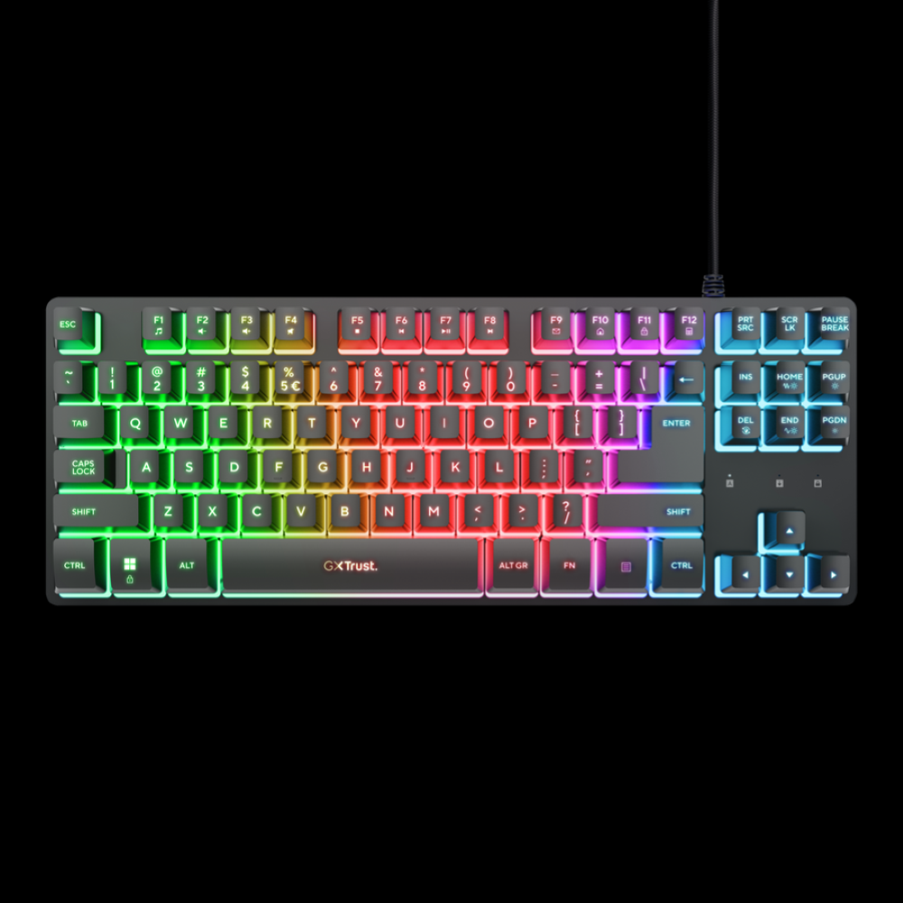 TRUST GAMING TASTIERA GXT 833 Thado Tastiera illuminata TKL - BLK IT