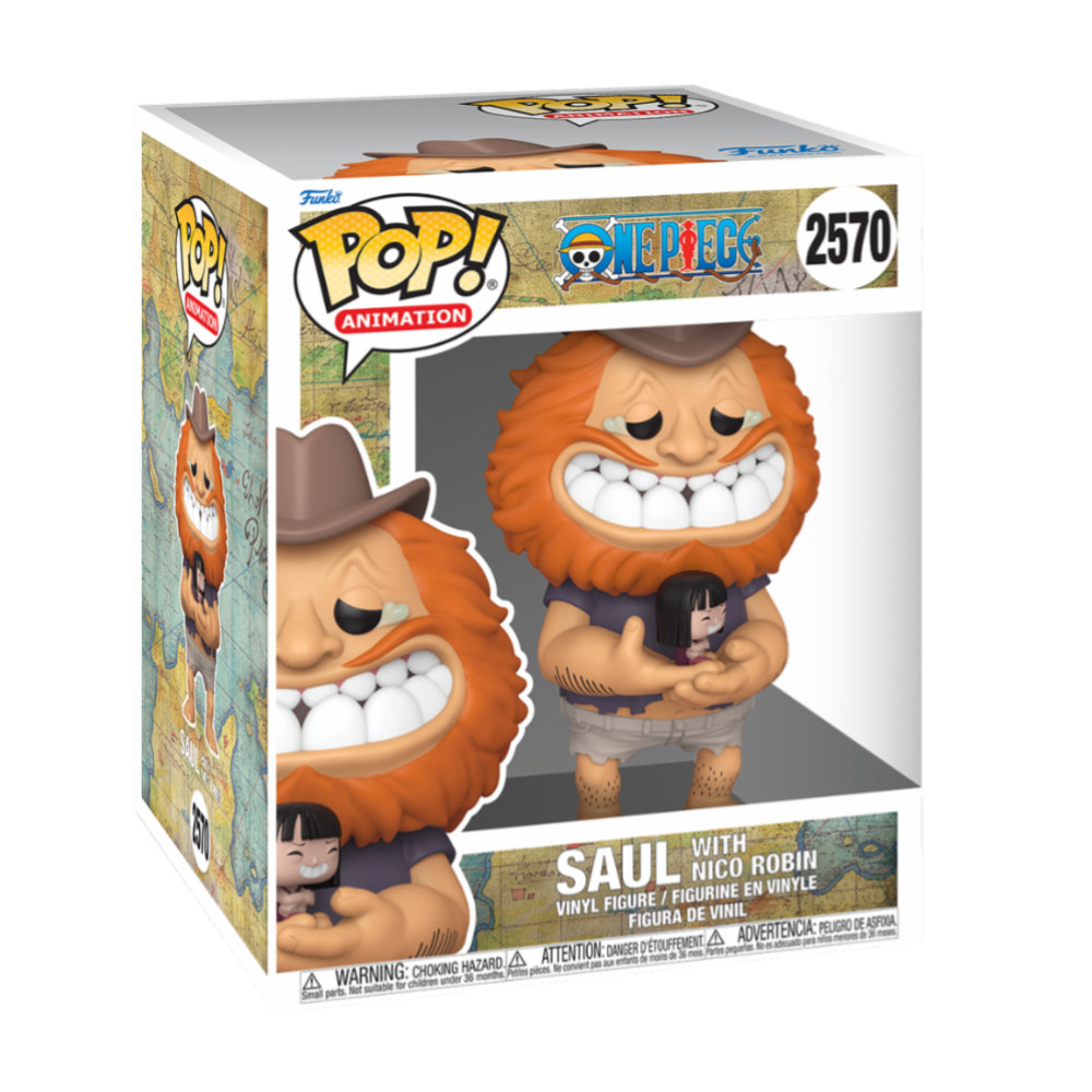 FUNKO POP SUPER ONE PIECE S16 - VINYL FIGURE 2570 SAUL WITH NICO ROBIN 15CM  94155