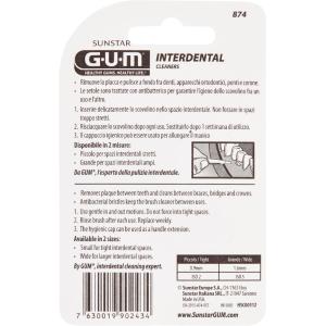 GUM - Scovolino Interdental CLEANERS - 0.9MM - 8 pezzi (1=1PZ)