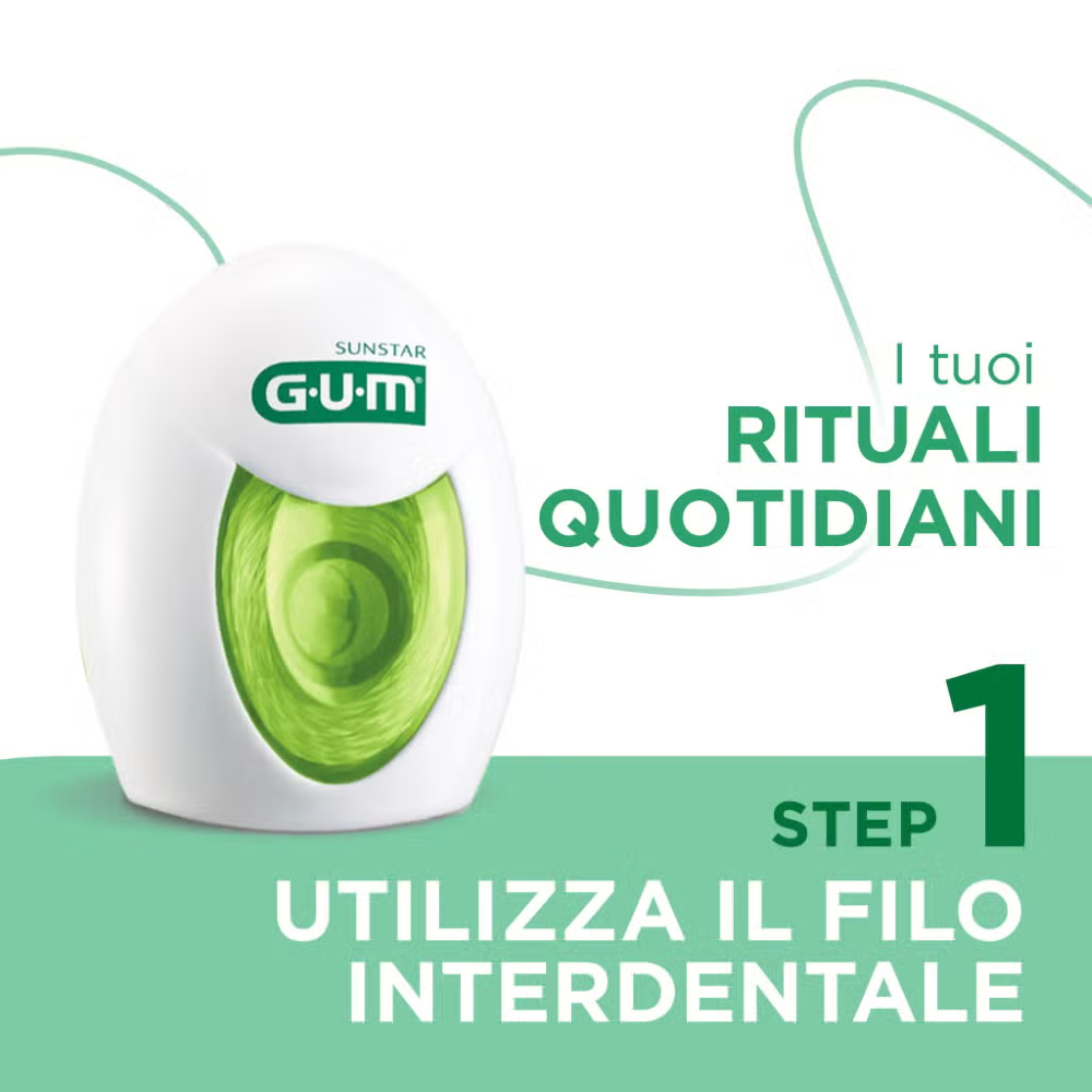 GUM - Filo interdentale TWISTED FLOSS - 30 m  (1=1PZ)