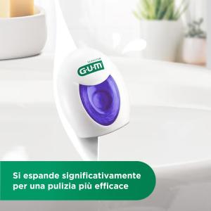 GUM - Filo interdentale - EXPANDING FLOSS  (1=1PZ)
