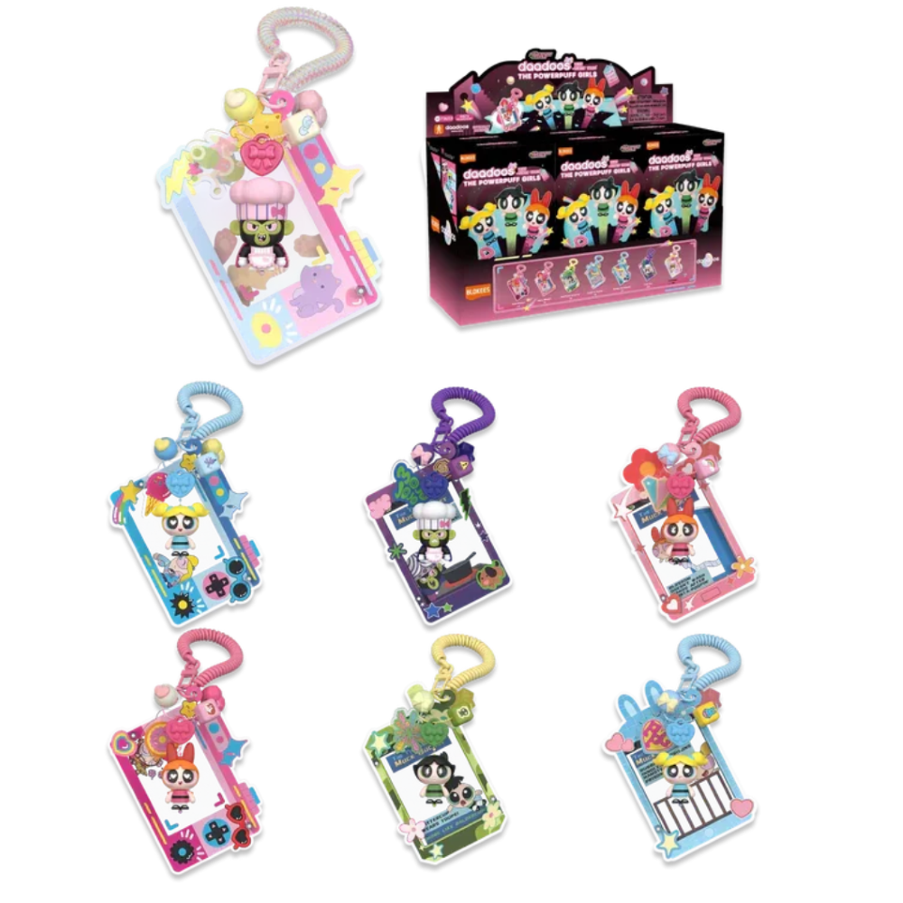 Blokees - The Powerpuff Girls Blind Box - Daadoos Art  Series 01 - 73653 Lens Lumen Tales   DISPLAY 6PC 