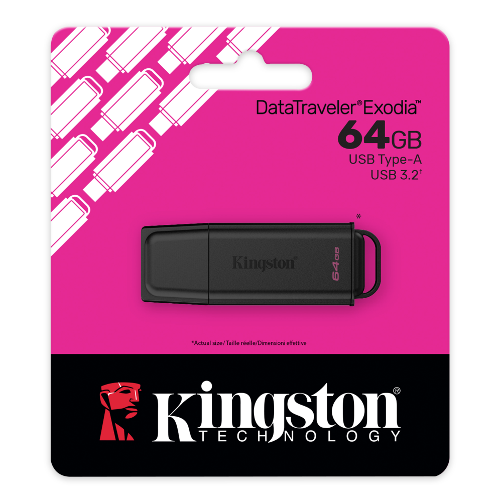 KINGSTON DataTraveler Exodia S Drive Flash USB 64GB  USB 3.2 Gen 1 Type A DTXG2/64GB