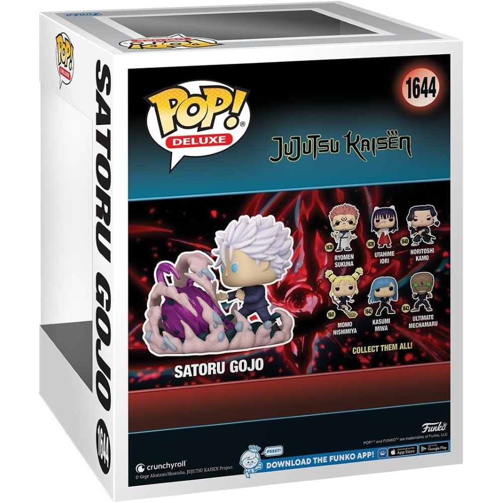 FUNKO POP RIDE DELUXE JUJUTSU KAISEN - VINYL FIGURE 1644 GOJO (HOLLOW TECHNIQUE: PURPLE) 80284