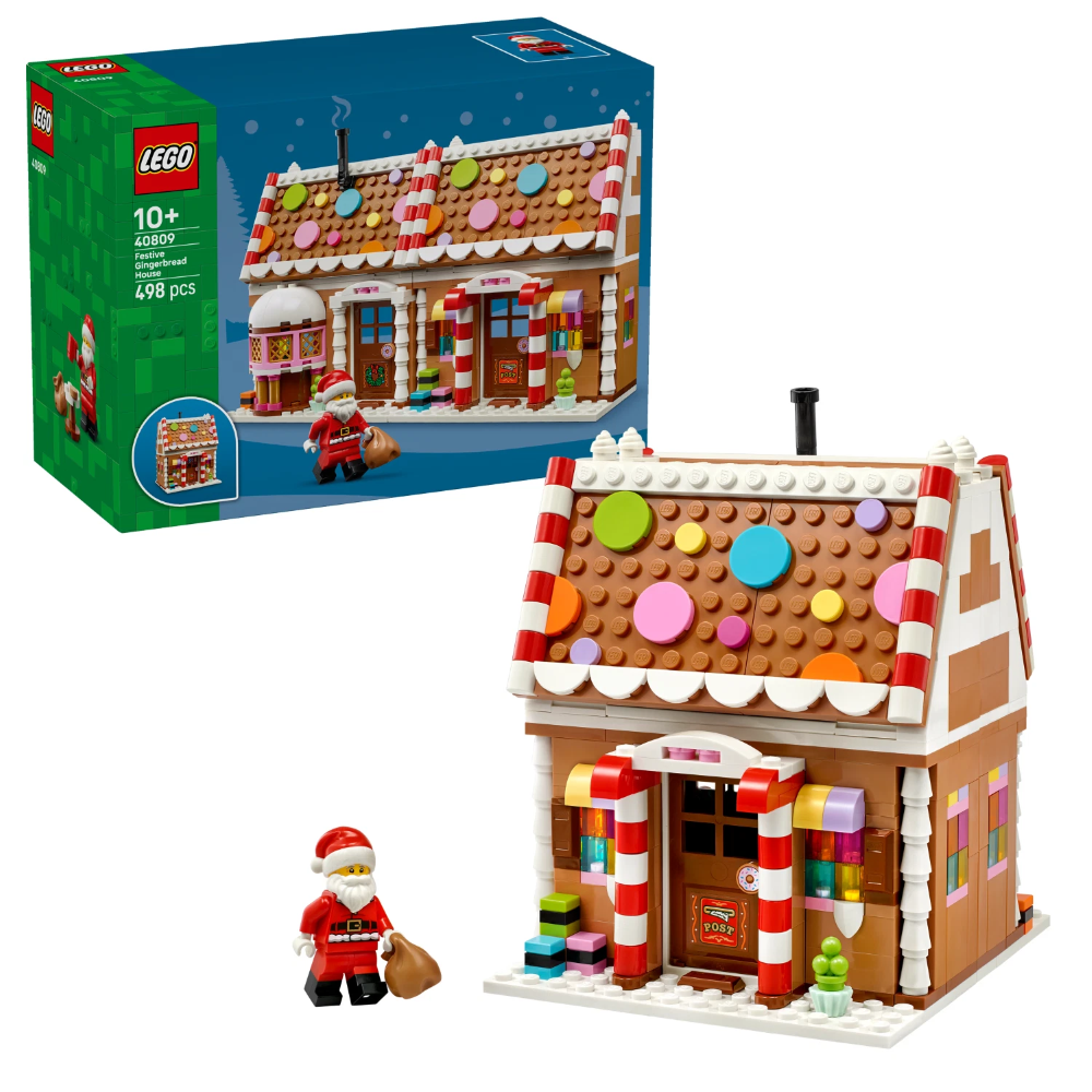 LEGO Seasons and Occasions - Casa di pan di zenzero festiva 40809 