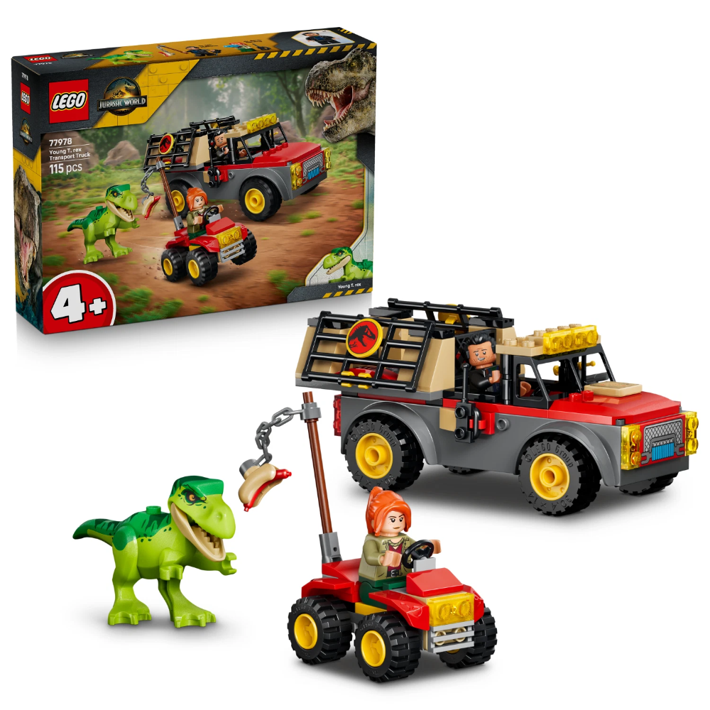 LEGO JURASSIC WORLD - Camion da trasporto Young T. rex 77978 
