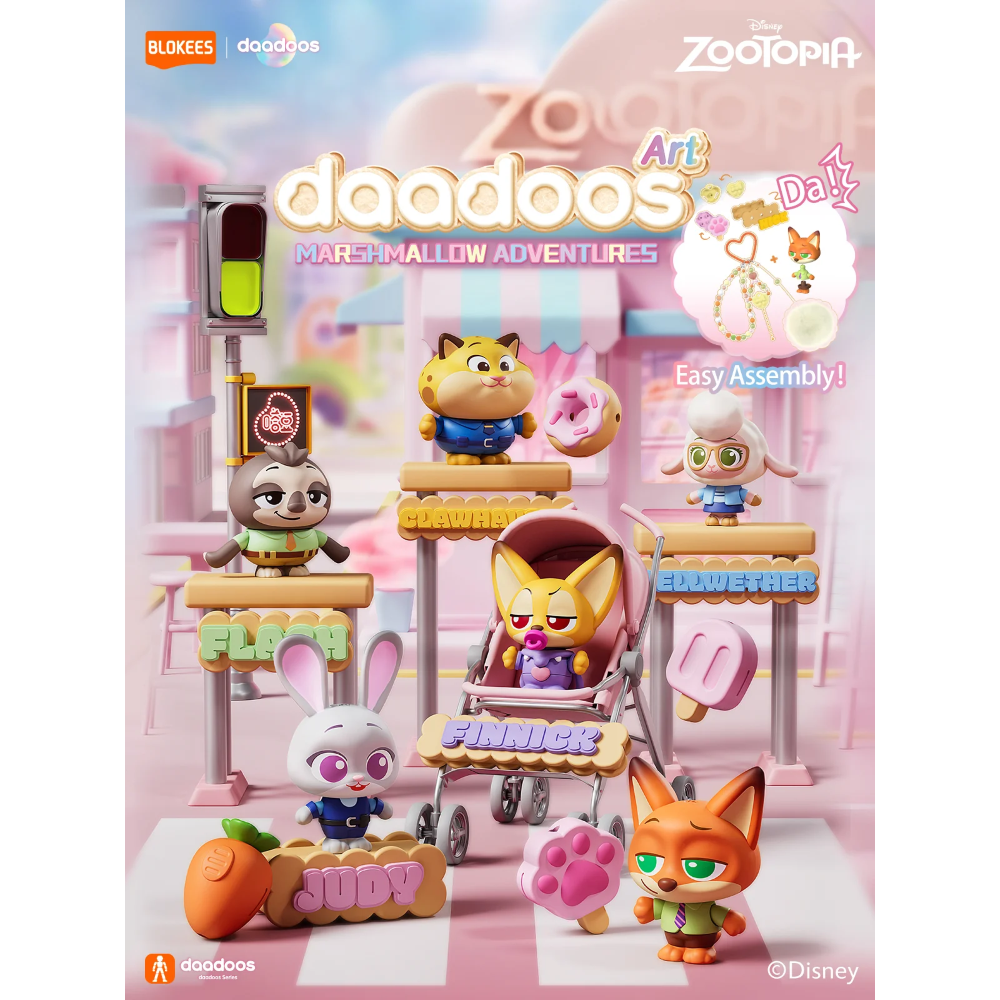 Blokees - Zootropolis Blind Box - Daadoos - 73831 Art Series 01  DISPLAY 6PC 