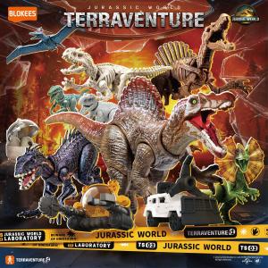 Blokees - Jurassic World Blind Box - Terraventure TS03 - 75643 Jurassic World Laboratory  DISPLAY 12PC 