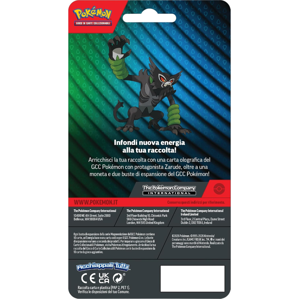 Pokemon - Blister 2 buste - Zarude 2026 (IT) 
