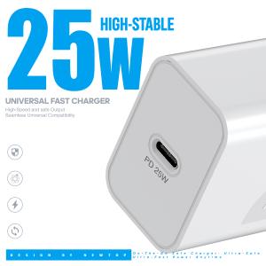 NEWTOP CM79 CARICATORE DA MURO PD 25W CON CAVO TYPE-C/LIGHTNING