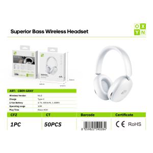 OXYN CB09 CUFFIE STEREO WIRELESS