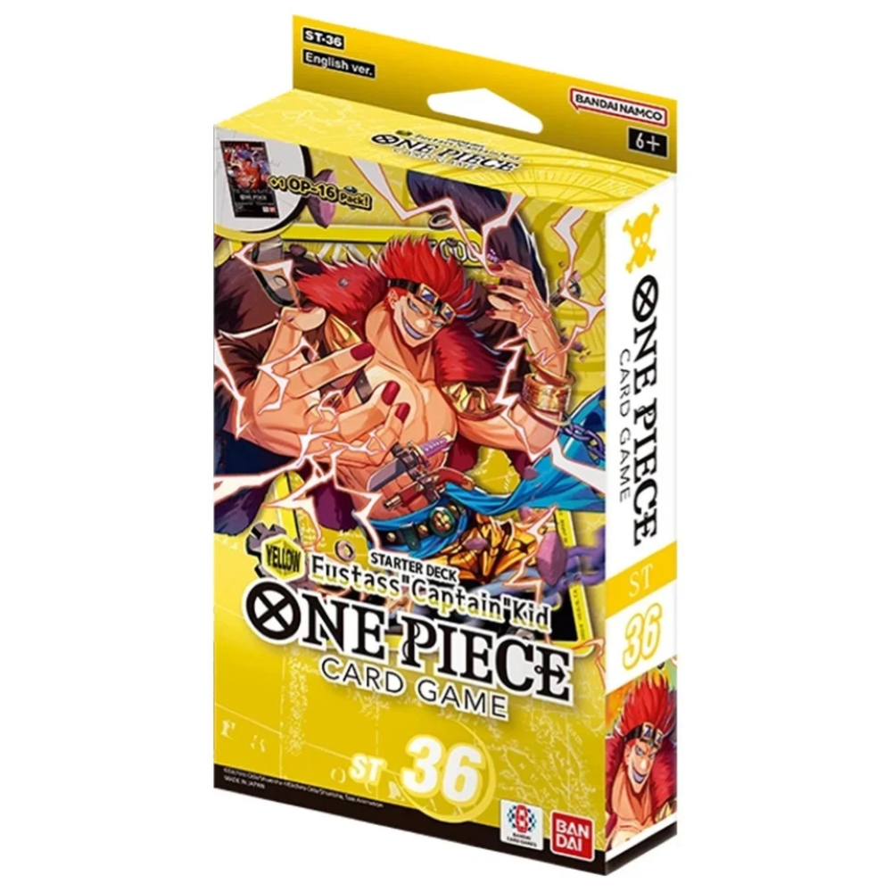 BANDAI One Piece Card Game Starter Deck [ST-36] Eustass Captain Kid 31/07/2026 