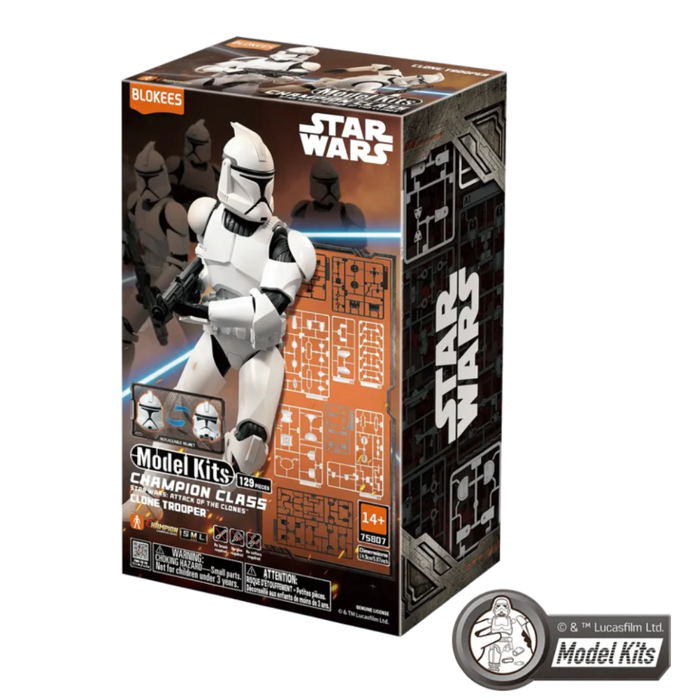 Blokees - Star Wars - Champion Class 07 - 75807 Clonetrooper - Attack of the clones Model Kits *AGOSTO