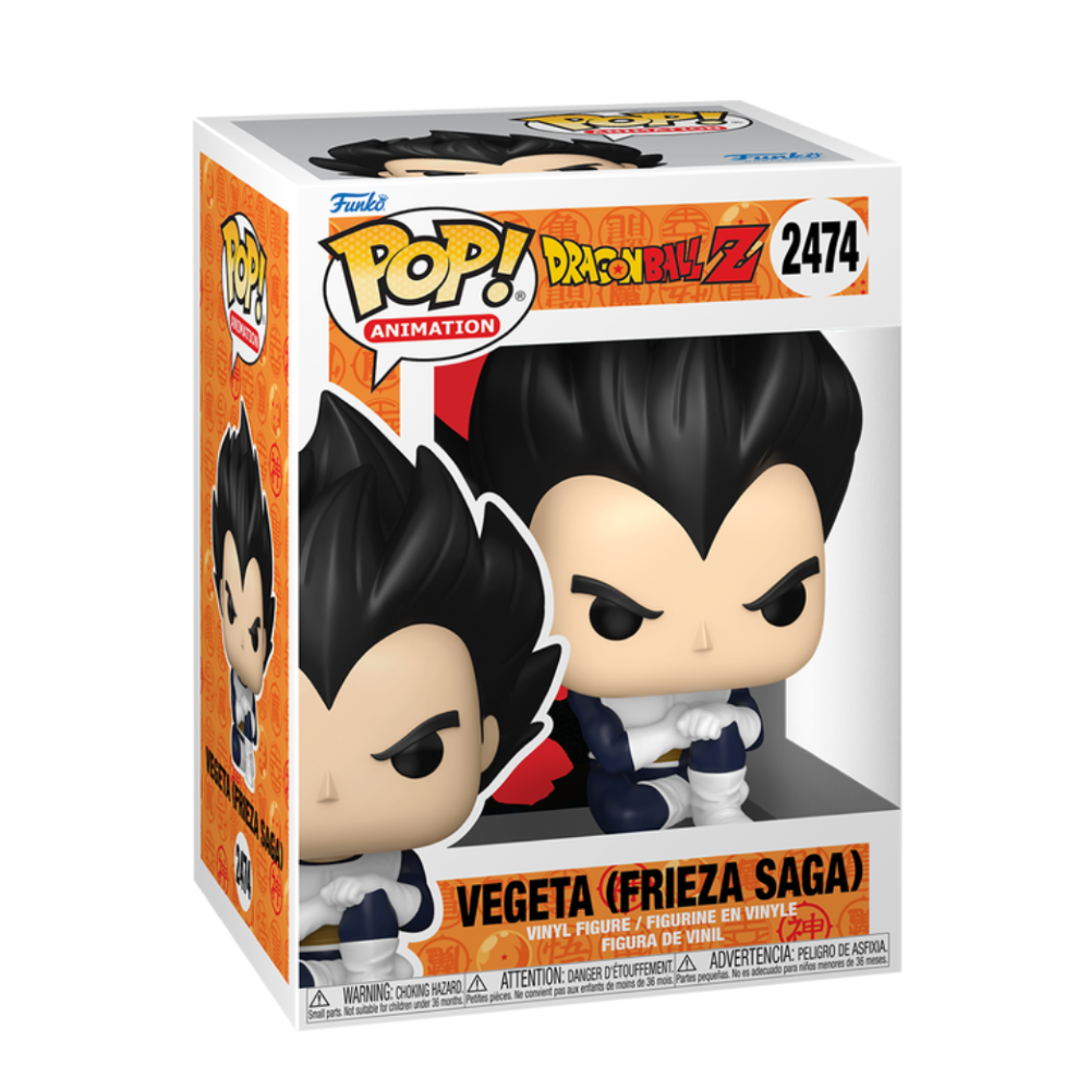 FUNKO POP DRAGON BALL Z - VINYL FIGURE 2474 VEGETA (REFRESH) 9CM 93328