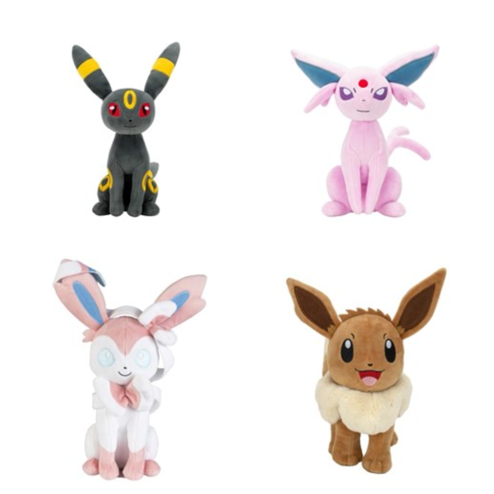 Rei Toys - Pokemon Peluche Eevee Evolution 20 cm in CDU (Assortimento) - PK111400