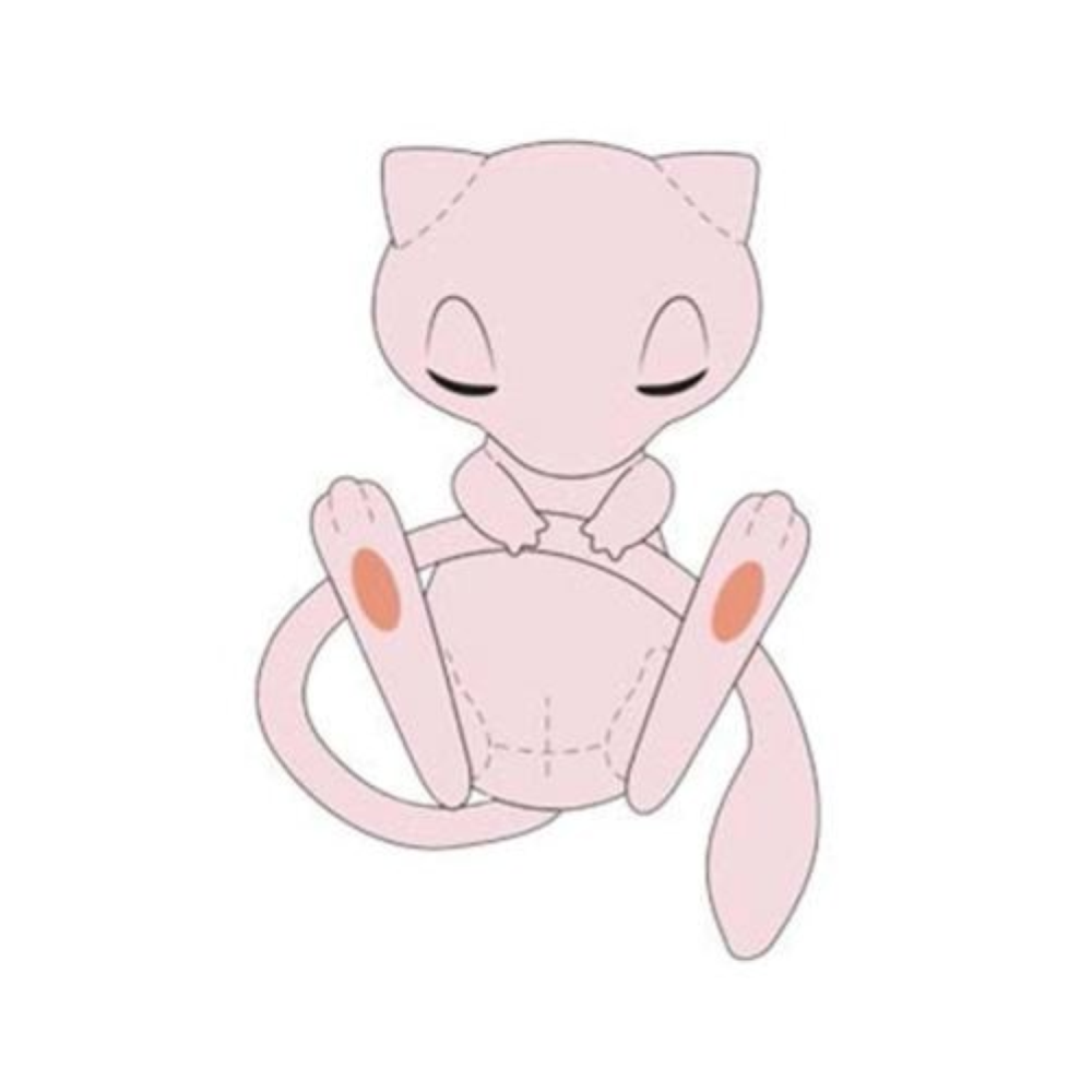Rei Toys - Pokémon Peluche sleeping 45 cm - Mew PK140100 *SETTEMBRE 
