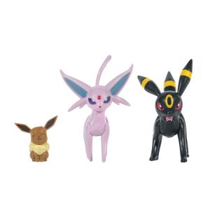 Rei Toys - Pokémon Select Evolution Multipack 3 personaggi - Eevee (Eevee, Umbreon, Espeon) - PK083500