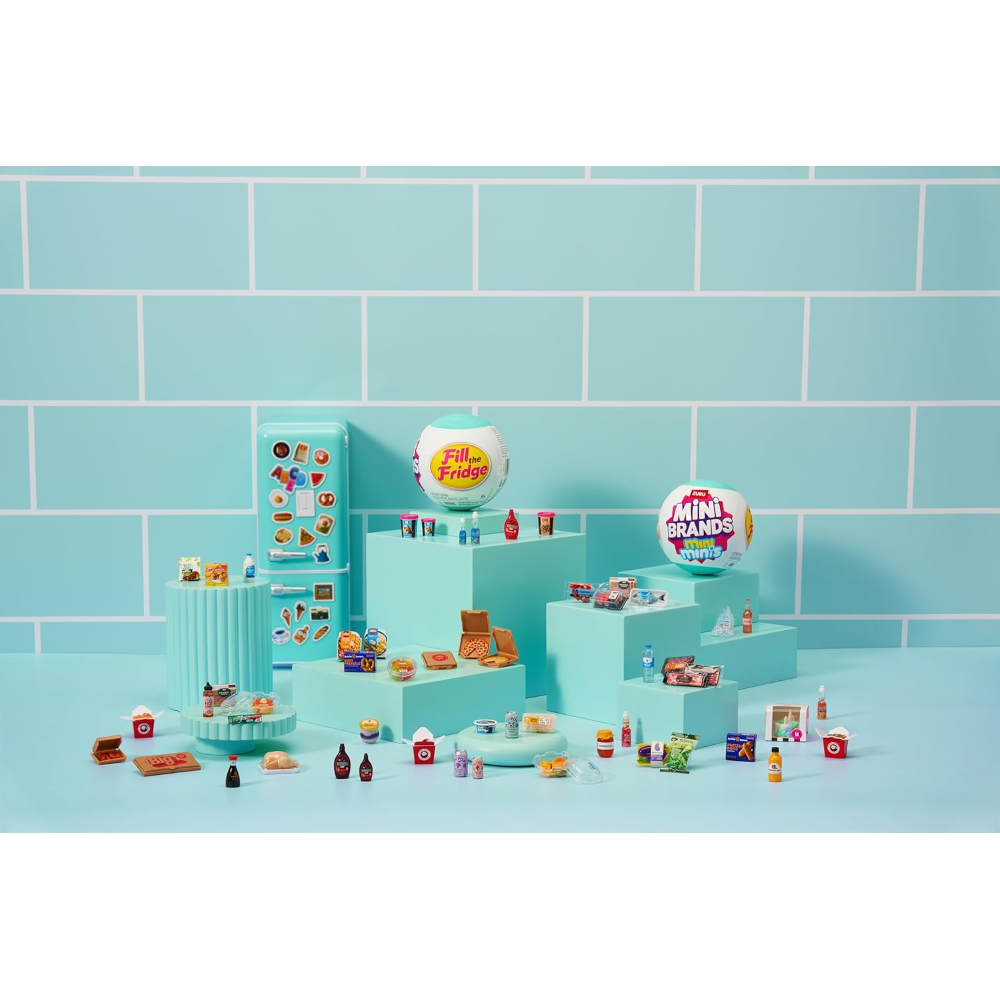 ZURU - MINI BRANDS: FILL THE FRIDGE PLAYSET - 4PCS