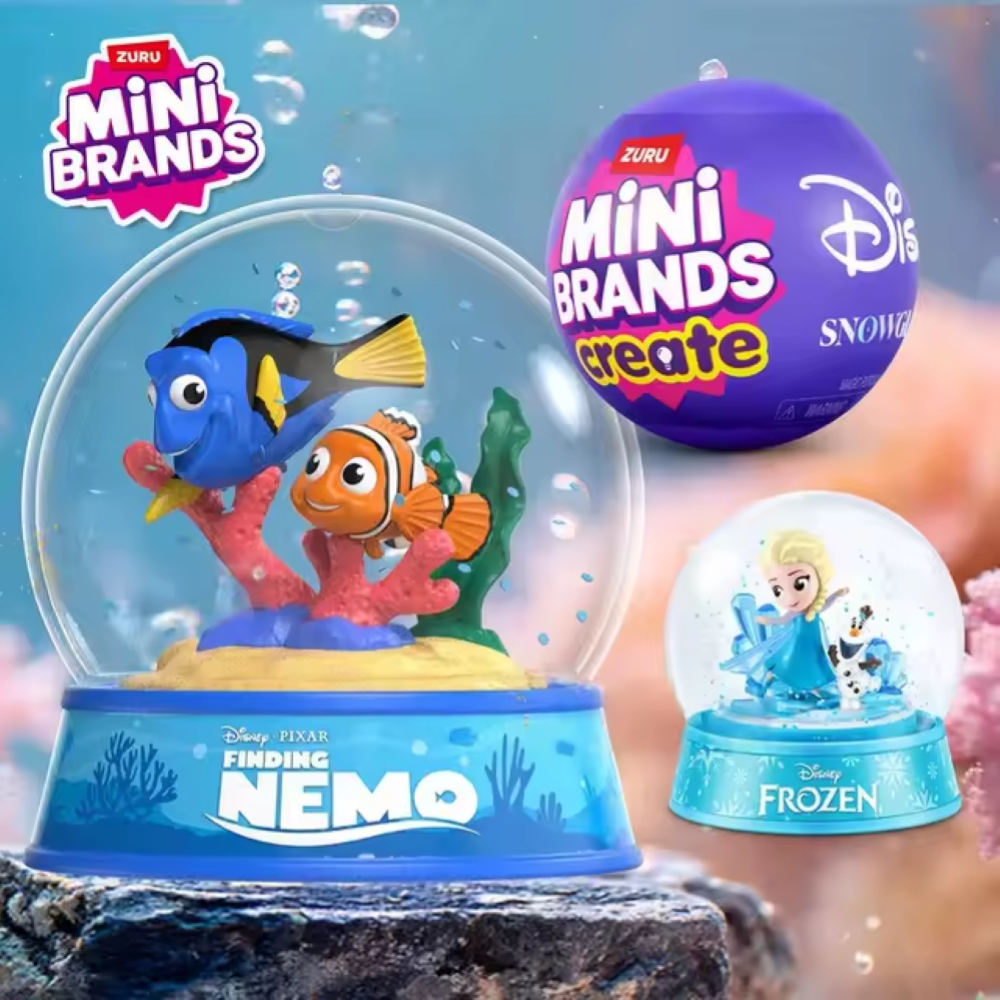 ZURU - MINI BRANDS: Snow Globes Disney - Capsule 13Pcs