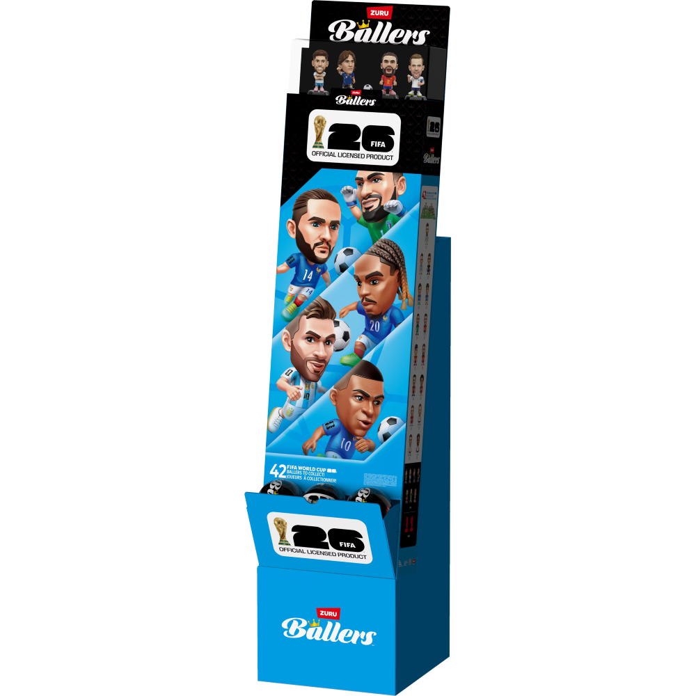 ZURU - BALLERS- FIFA Ballers - Espositore da Terra da 60 pcs