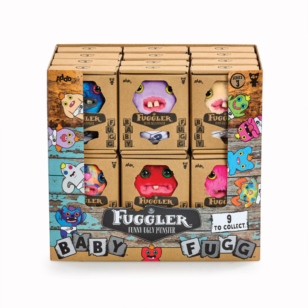 ZURU - FUGGLER:BABY FUGG SCREECH EDITION 3.5'' -  WINDOW BOX MINI-SERIES 1 
