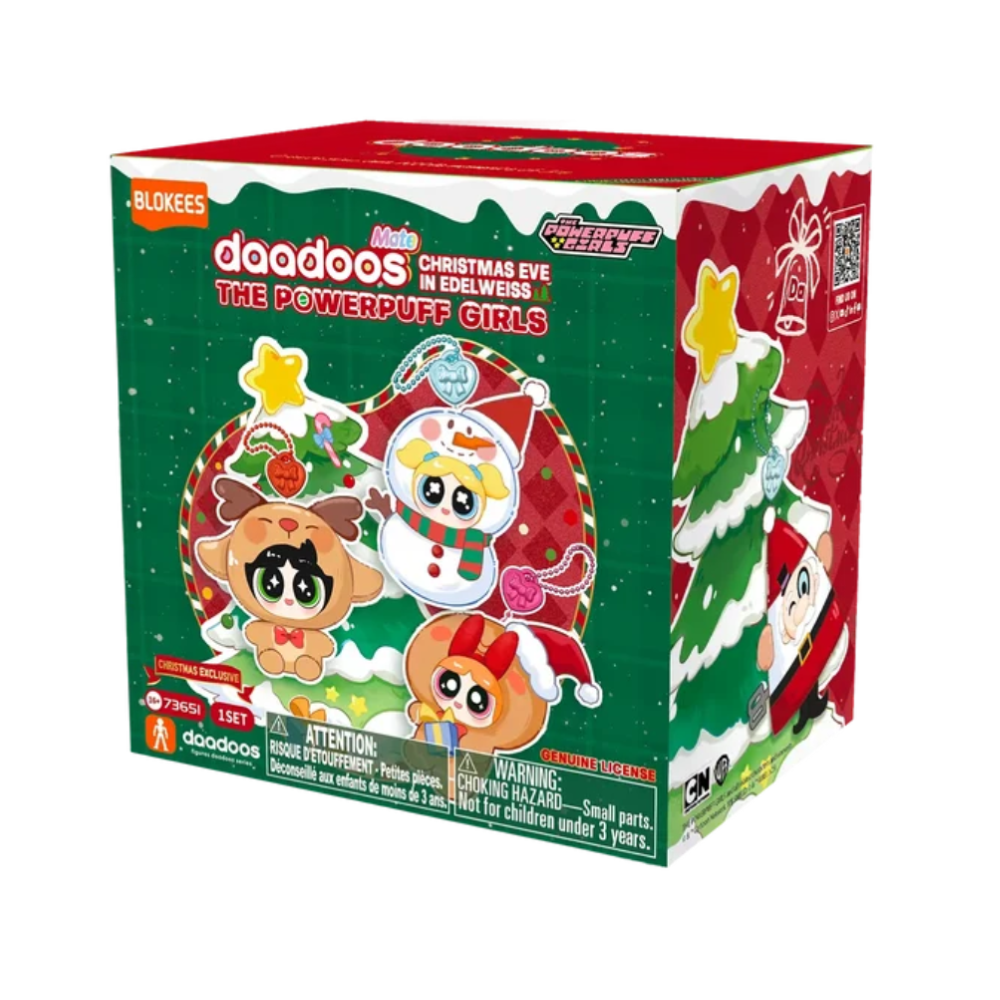 Blokees - The Powerpuff Girls Blind Box - Daadoos Mate Series 01 - 73651 Christmas Eve in Edelweiss DISPLAY 6PC 