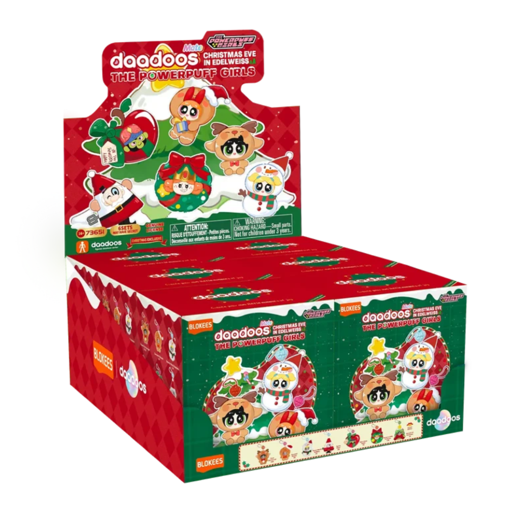 Blokees - The Powerpuff Girls Blind Box - Daadoos Mate Series 01 - 73651 Christmas Eve in Edelweiss DISPLAY 6PC 