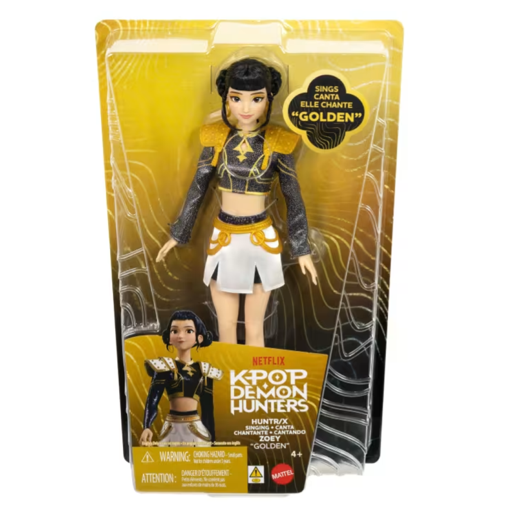 MATTEL - KPOP Demon Hunters Singing Doll ZOEY JRN42
