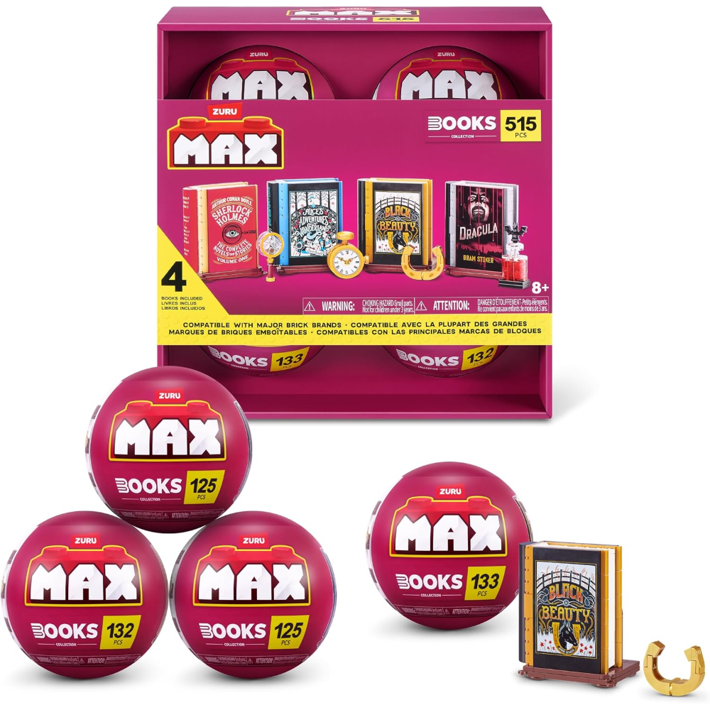 PREORDINE - ZURU -  MAX PREMIUM -  BOOKS BLACK BEAUTY CAPSULE 15PZ - Scad.05/09/2026 - (ARRIVO 30/09/26)