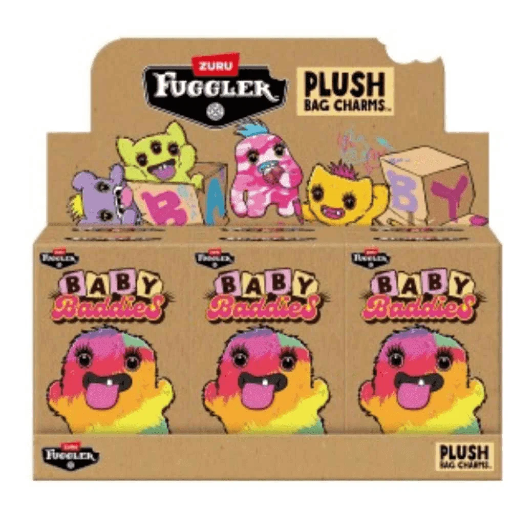 PREORDINE - ZURU FUGGLER - BABY BADDIES KEYRINGS 5"- COLOR BOX - 17PZ - Scad.05/09/2026 - (ARRIVO 30/09/26)