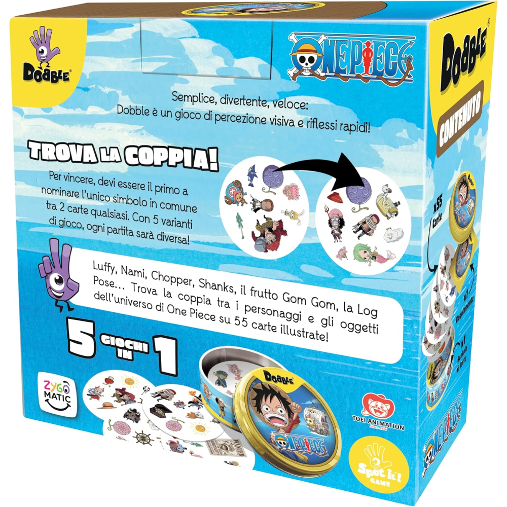 ASMODEE - Dobble One Piece (Eco-Sleeve) 8479