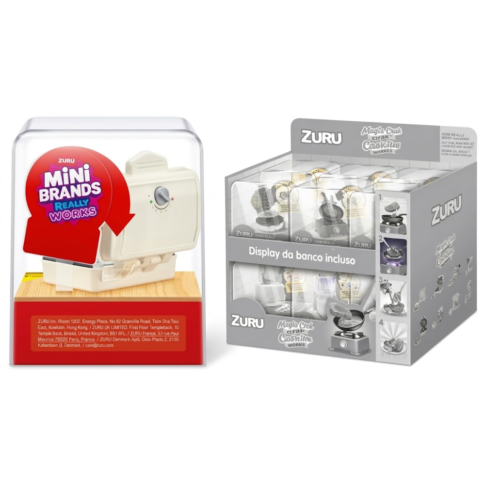 ZURU - MINI BRANDS: Magic Cook Kitchen - DISPLAY DA BANCO - 12PZ ASSORTITI