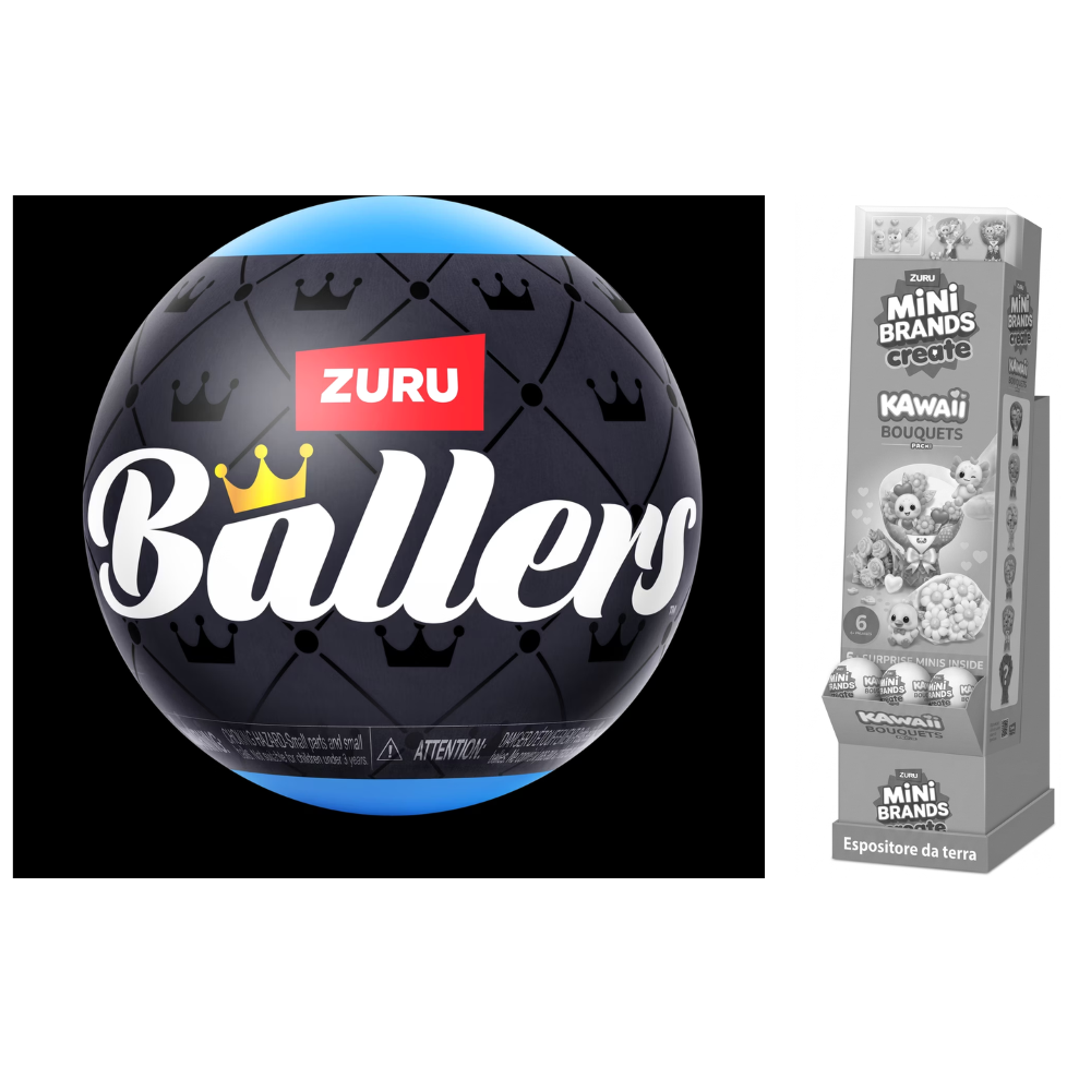 ZURU - BALLERS- FIFA Ballers - Espositore da Terra da 60 pcs