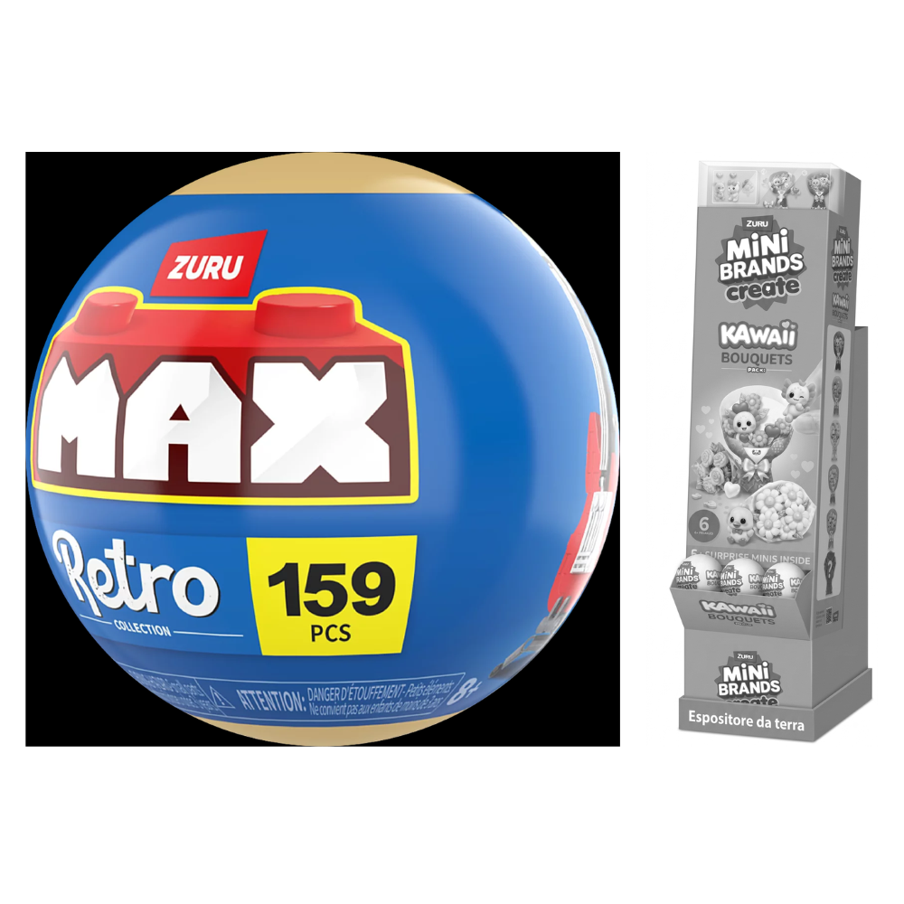 ZURU - MAX Premium:Retro S2 - ESPOSITORE DA TERRA 29PCS