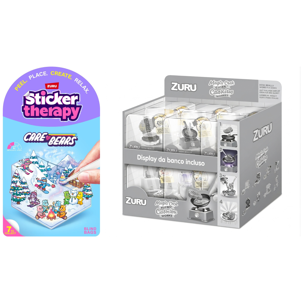 ZURU - STICKER THERAPY:CARE BEARS - BLIND BAG STICKER - 35PZ