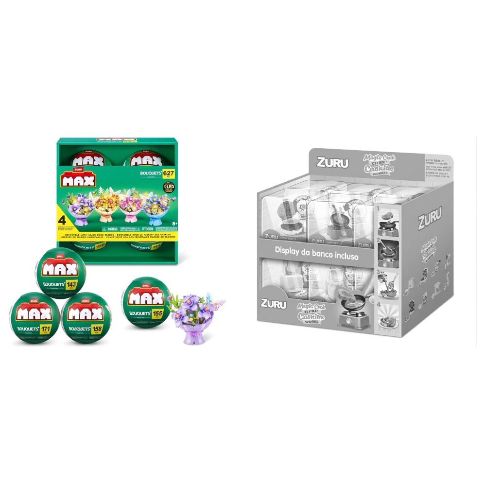 PREORDINE - ZURU -  MAX PREMIUM -  LED BOUQUETS - PURPLE BOUQUET  CAPSULE 15PZ - Scad.05/09/2026 - (ARRIVO 30/09/26)