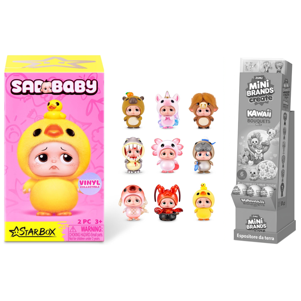 PREORDINE - ZURU -  SAD BABY ANIMALS -  BLIND BOX-PAPER BOX - 28PCS - Scad.05/09/2026 - (ARRIVO 30/09/26)