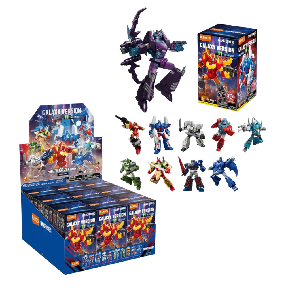 Blokees - Transformers Blind Box - Galaxy Version 11 - 71111 The Lost Light  DISPLAY 9PC 