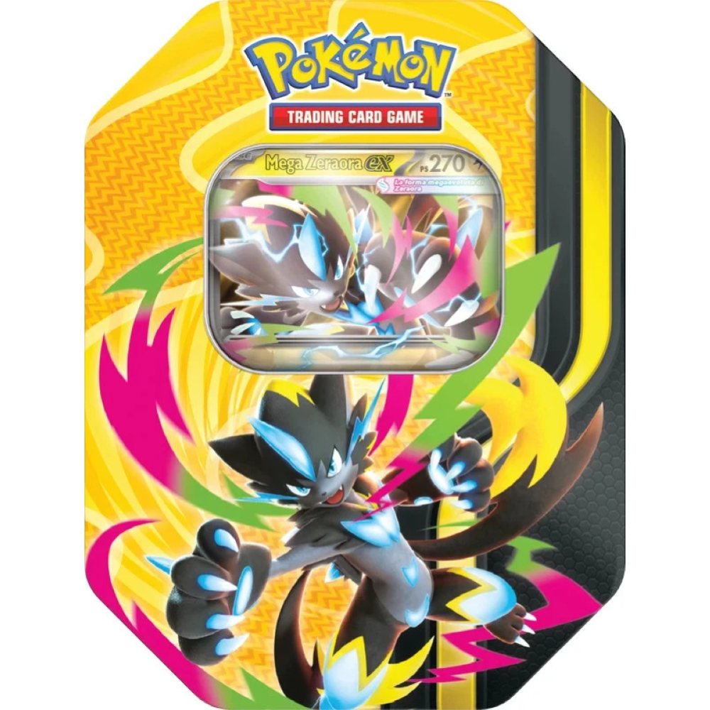 Pokemon -  Tin da Collezione Megaforze 2026 - Mega tin da 3 EX (IT) 