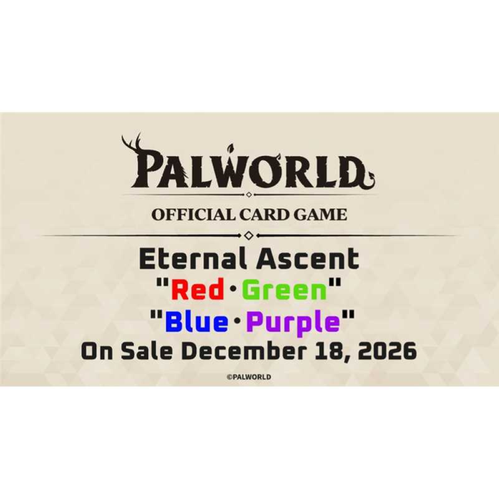 PREORDINE Display Trial Deck Palworld - TD04 Eternal Ascent Blue·Purple ENG 18/12/2026 (SCAD.11/09/2026)